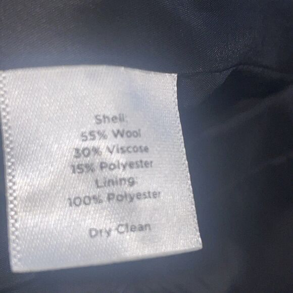 Talbots Womens Skirt 14 Black Wool Maxi Embroidered Lined Gothic Cottagecore - Picture 6 of 12